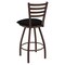 Holland Bar Stool Co 30" Swivel Bar Stool, Brnz Finish, Blk Vinyl Seat X410 - alternate 3